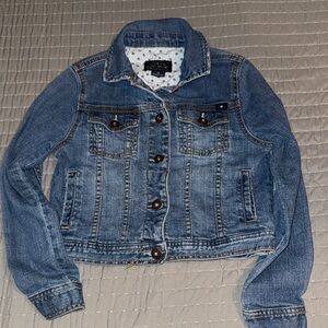 Lucky Brand Kid’s Trucker Crop Denim Jean Jacket